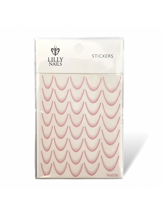 French Stickers Pink