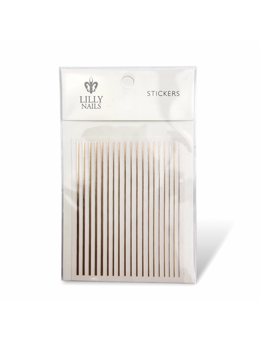 Stripe Stickers RoseGold