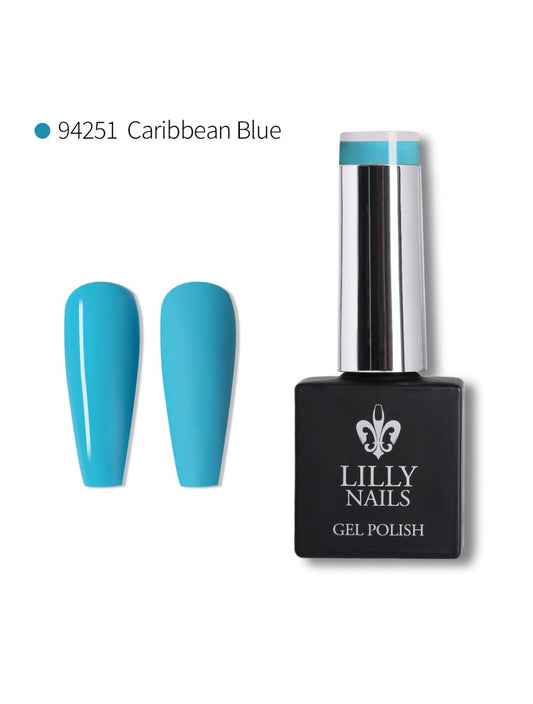 Gel Polish Caribbean Blue 10ml