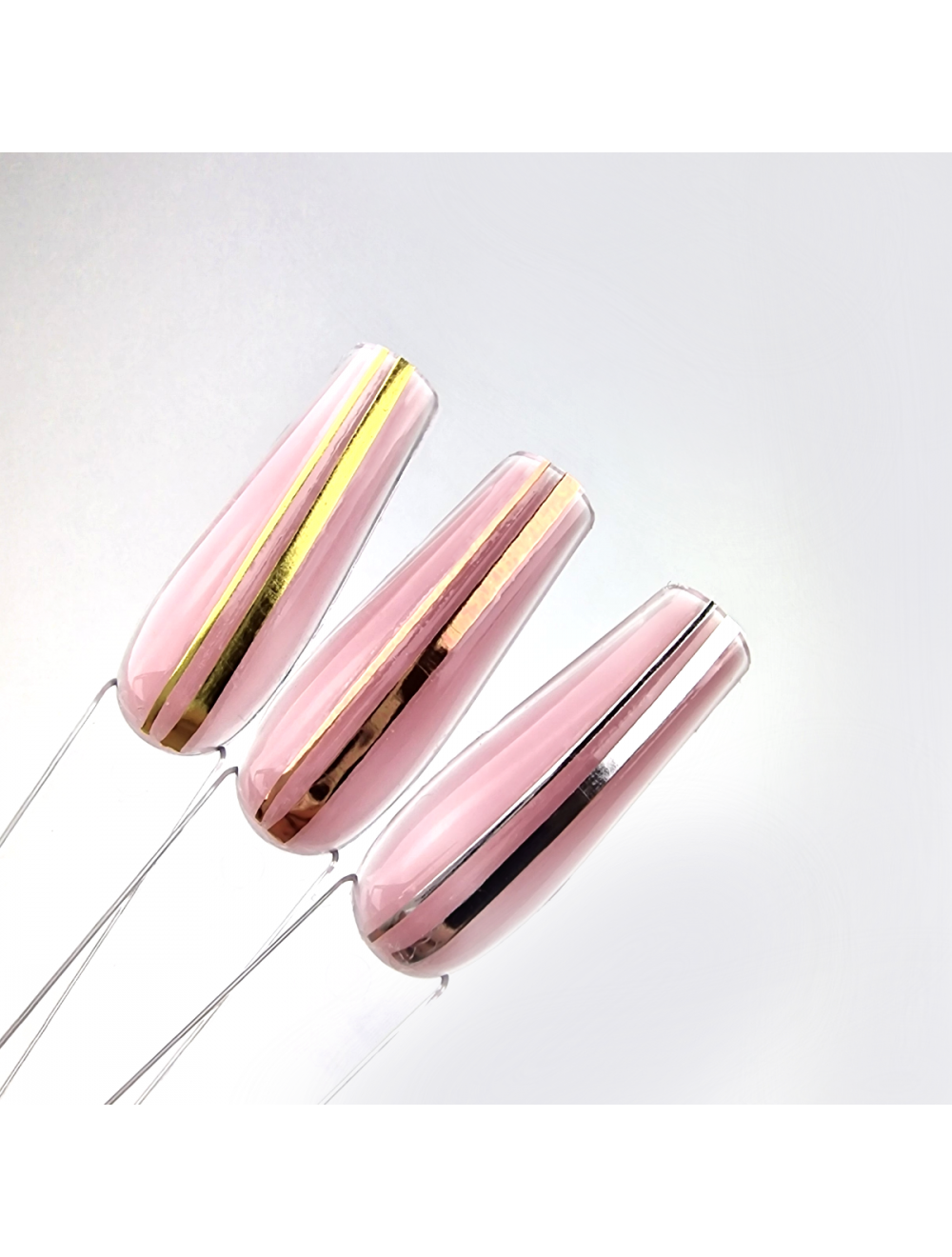Stripe Stickers RoseGold